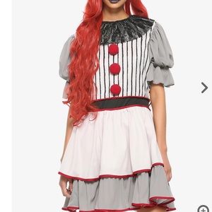 Creepy Clown Dress Hot Topic Sm Halloween Costume